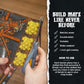 Dungeon Craft Volume 2 Game, Hundreds Of Terrain Pieces, Cut Place Play, Build Interactive Maps, Double-Sided & Water-Resistant,