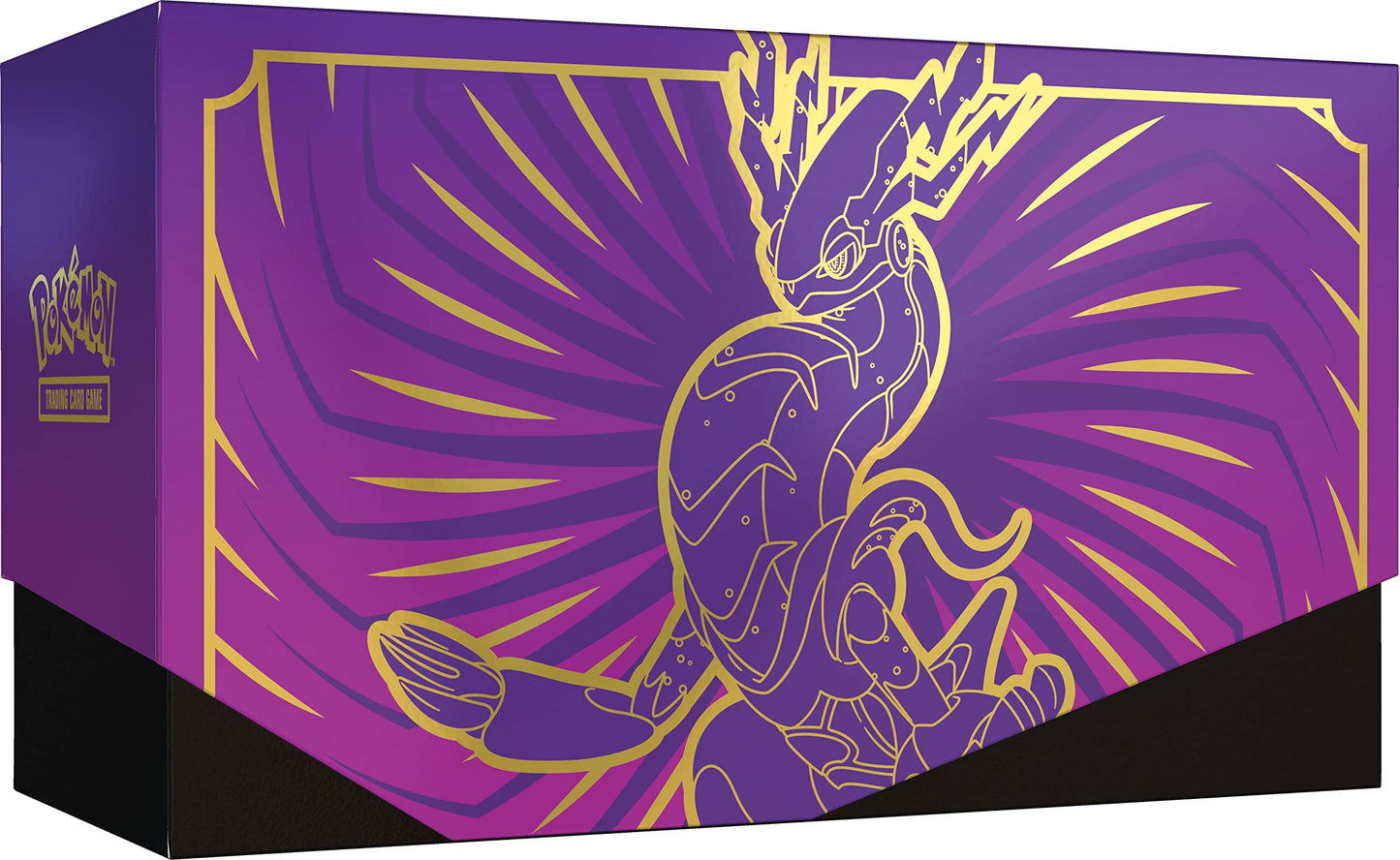 Pok?mon TCG: Scarlet and Violet advanced Trainer Box - Miraidon Purple (1 Full Art Promo Card  9 Boosters and enhanced Accessories)