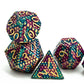 UDIXI DND Metal Dice Set Dragon Scale, D&D Dice Metal for Role Playing Games, Polyhedral Dice Set DND for Dungeons and Dragons (