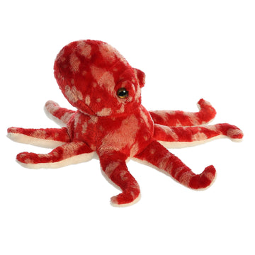 Aurora® Adorable Mini Flopsie™ Pacy Octopus™ Stuffed Animal - Playful Ease - Timeless Companions - Red 8 Inches