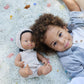 Miniland Clothes For Dolls 15'' Knitted Outfit Rompers & Bonnet - Eco, Made In Spain, Quality, Role Play, Educational