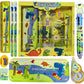Funblast Dinosaur Theme Stationery Kit For Kids  Stationery Box Pencil Pen Eraser Sharpener And Dinosaur Pencil Box Stationary
