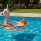 PoolCandy Inflatable Animal Pool Tubes & Swim Rings (Llama Glitter Filled 48 inch Pool Tube Swim Ring)