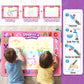 Toddler Toys For 2 3 4 5 Year Old Kids Boys Girls, Water Doodle Mat For Toddlers 2-5 Preschool Educational Learning Toys Halloween Birthday Easter Basket Stuffers Gift For 2-8 Year Old Boys Girls Pink