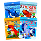 Sticker By Number For Kids Ages 4-8, 8-12 Stickers For Kids Animals Ocean Horse Dinosaurs Sticker Paint Puzzle Activity Books For Kids Girls Boys Birthday Party Favors Travel Toys