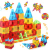 Magnetic Tiles, Travel Mini Magnetic Tiles, STEM Building Blocks Sets, Construction Travel Set Toys for Boys Girls Kids Toddlers