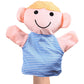 Hand Puppet Set - 6 Family Members - Premium Quality, 9” Inch Soft Plush Hand Puppets For Kids For Storytelling, Teaching, Preschool, Role-Play | Mother, Father, Son, Daughter And Grandparents