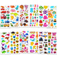 Beestech Reward Stickers for Kids - 24 Sheets + 500 Stickers, Dinosaur & Animal Themes, Perfect for Potty Training, Multicolor