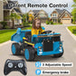 Anpabo 24V Ride On Dump Truck, 2X75W Powerful Motors, Up To 4.4Mph, Eva Tires, Construction Vehicle W/Electric Dump Bed And Extra Shovel, 19' Spacious Seat, Kids Car W/Parent Remote -Blue