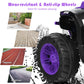 HONEY JOY 12V Ride On ATV, 4-Wheeler Battery Powered Toddler Quad, 2 Speeds, LED Headlights, Slow Start, Horn, Music, Treaded Ti