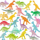 Yeonha Toys 96 Pack Glow In Dark Mini Dinosaur Bulk Toy Set, Dinosaur Party Favors For Kid, Cupcake Toppers, Birthday Decoration Goody Bag Filler, Classroom Prize, Pinata Stuffers