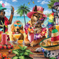 White Mountain Puzzles - Beach Party - 500 Piece Jigsaw Puzzle