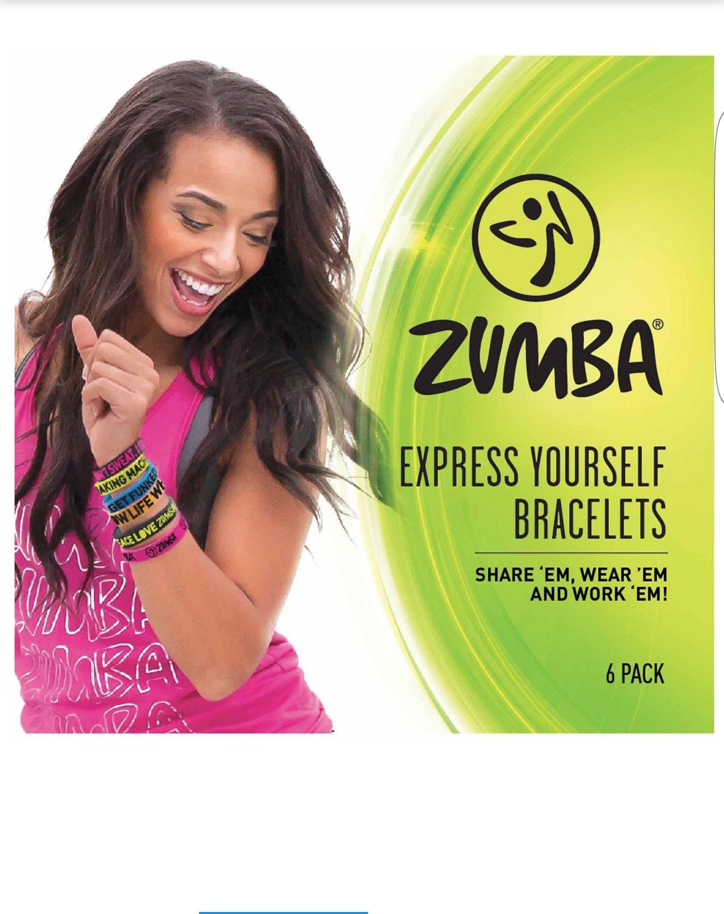 Zumba A0A00524 Express Yourself Bracelets (6PK)