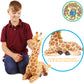 TigerHart 18 Inch Jehlani the Giraffe Plush Stuffed Animal - Multicolor Polyester