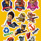 Paw Patrol Standard Stickers - 4 Sheet