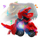 huwairen Dinosaur Toys for 3-6 Year Old Girls Transforming Dinosaur Car with LED Light and Music Gifts for 3 4 5 6 7 Year Old Gi