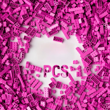 300 Piece Pink Bricks Bulk Assortment Pack, Pink Brick Accessories For Building With 12 Size, Compatible With Lego Parts And Pie