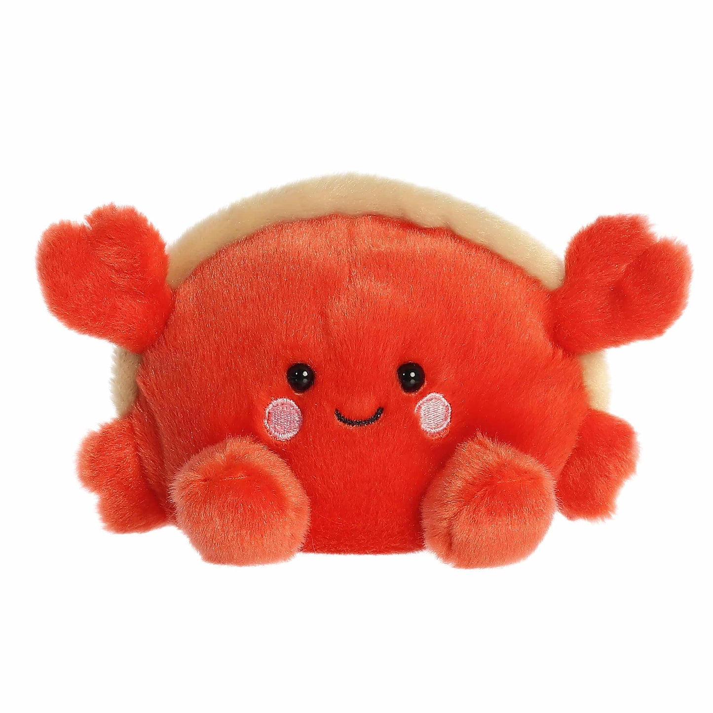 Aurora Adorable Palm Pals Tide Hermit Crab Stuffed Animal - Fun Collectible Plush for Kids and mature-themed Collectors - Perfect for Decorating Rooms and Birthday Gifts - Red 5 Inches