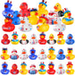 Scione Patriotic Rubber Ducks - 24 Pcs Independence Day Novelty Funny Squeeze Baby Shower Bathtub Ducks For Fourth Of July Party