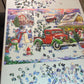Crown Point Graphics Christmas At The Farm 1000 Piece Jigsaw Puzzle, Soft Touch Design, Made In Usa