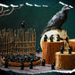50 Pcs Mini Halloween Figurines Miniature Crows Mini Resin Figures Black Raven Halloween Decor Mini Resin Animals For Mini House