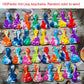 100 Packs Guitar Bulk Music Mini Pop Fidget Toys  Autism Special Needs Squeeze Sensory Party Favors Gift for Kids mature-themeds  Classroom Student Bubble Prizes