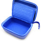 CASEMATIX Blue Travel Case for Hair Jewel Kits and Nail Glam Accessories - CASE ONLY for Diamond Applicator Set and Hair Gems