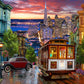 Vermont Christmas Company San Francisco Evening Jigsaw Puzzle 100 Piece  Large Pieces Perfect for Kids and Seniors