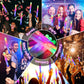Taotuo 156Pcs Foam Glow Sticks,Valentines Day Gifts Glow In The Dark Party Supplies Three Flashing Modes Lighting Up Foam Sticks For Wedding, Christmas, Concerts, Birthday
