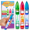 Playbees Liquid Motion Bubbler Pens Cool Pens For Kids (3 Pack) - Writes Like A Regular Pen - Colorful Liquid Timer Pens Great F