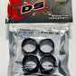 DS Racing MI-LF4 4-Piece Drift Tires Set for Kyosho Mini-Z AWD MA020 RC 1/24 1/28 Mini-Q DRZ GLD (20mm Diameter) (Four Narrow Ti