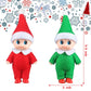 Juinipe Christmas Elf Doll Elf Doll Toy Christmas Baby Twin Elf Boy and Girl Doll Christmas Miniature Accessories for Christmas Decoration (8 Pieces)