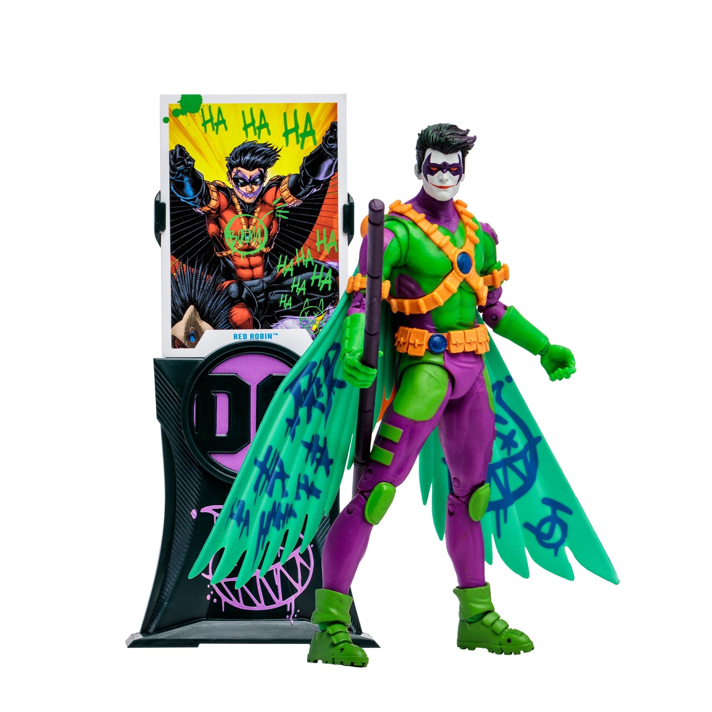 Mcfarlane Toys - Dc Multiverse Red Robin (Jokerized) Gold Label, 7In Action Figure