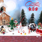 Marspark Christmas Village Accessories 5 X 50 Inch Christmas Miniature Road Village Street Mat Xmas Village Snow Street Decorati