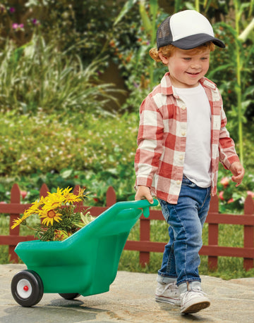 Little Tikes Tractor & Cart Ride-On Toy for Boys & Girls Ages 1-5, Multicolor Foot-to-Floor Fun