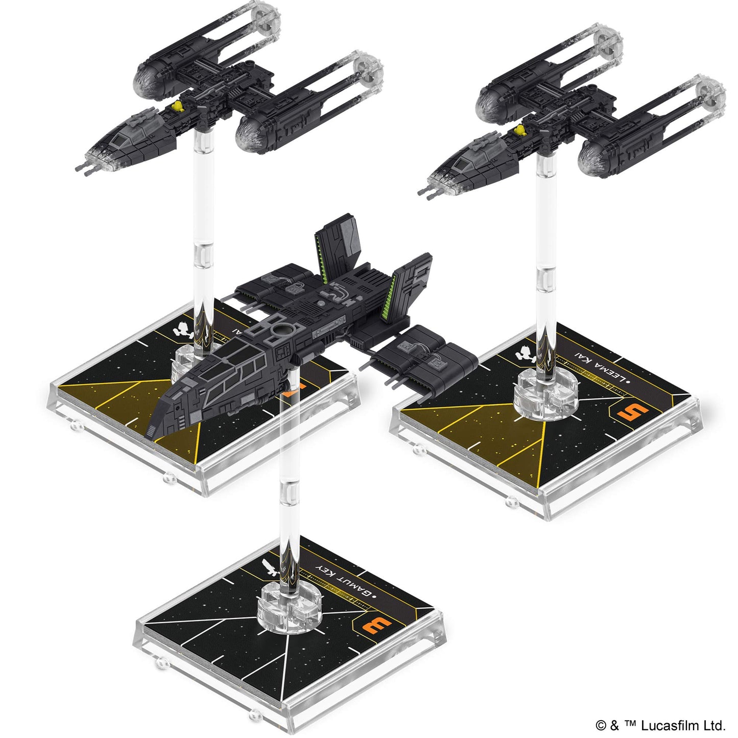 Star Wars X-Wing 2nd Edition Miniatures Game Fugitives and Collaborators SQUADRON PACK - Strategy Game for Kids & Adults, Ages 1