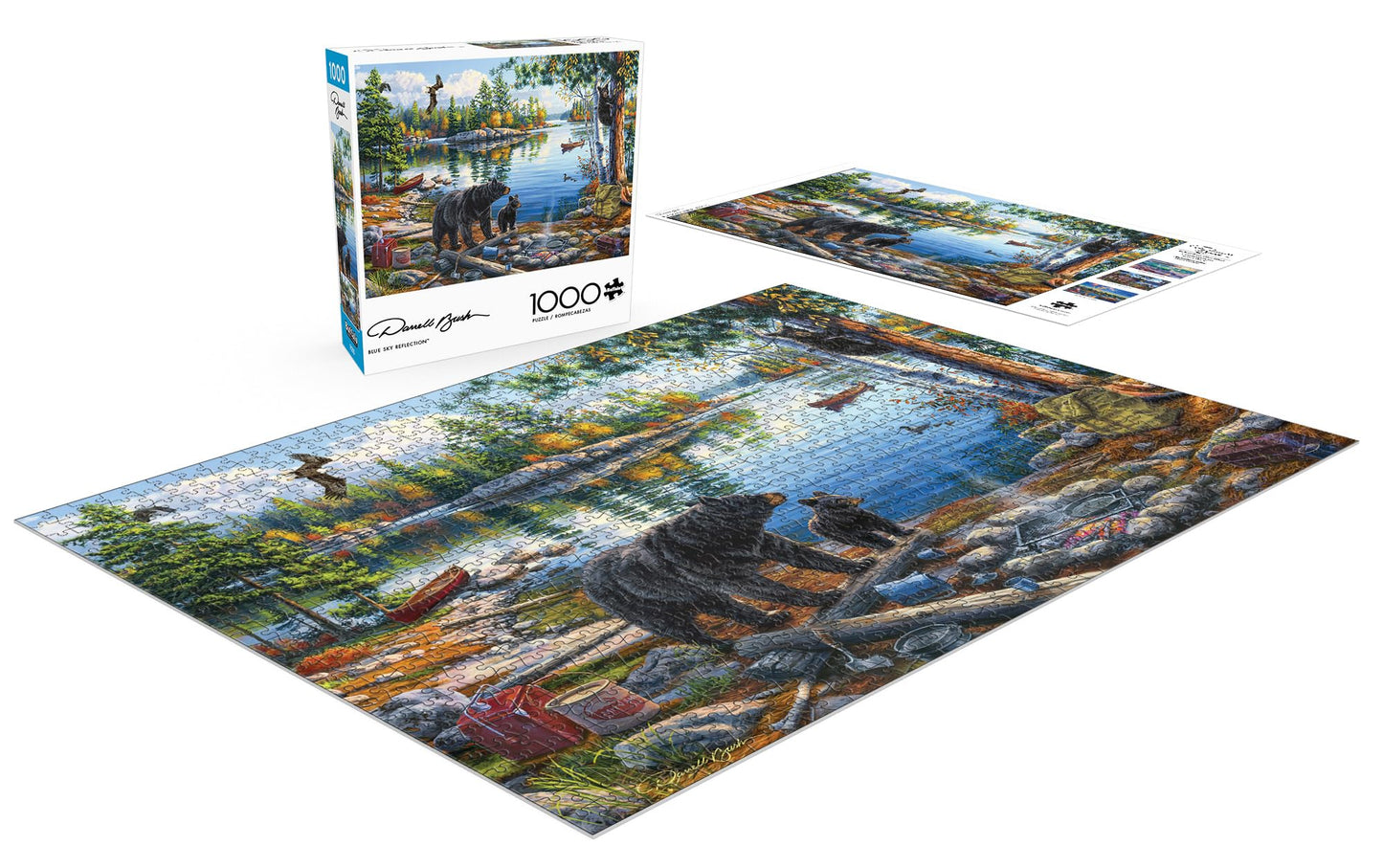 Buffalo Games - Darrell Bush - Blue Sky Reflection - 1000 Piece Jigsaw Puzzle For Adults -Challenging Puzzle Perfect For Game Nights - Finished Size Is 26.75 X 19.75