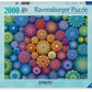 Ravensburger - Radiating Rainbow Mandalas - 2000 Piece Jigsaw Puzzle - Bold  Vivid Colors - Intricate Painted Stones in Rainbow Art - Frameable - enhanced Quality - Puzzles for mature-themeds