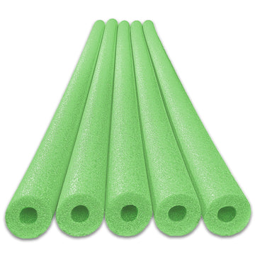 Oodles Of Noodles Deluxe Foam Pool Swim Noodles - 5 Pack Lime Green