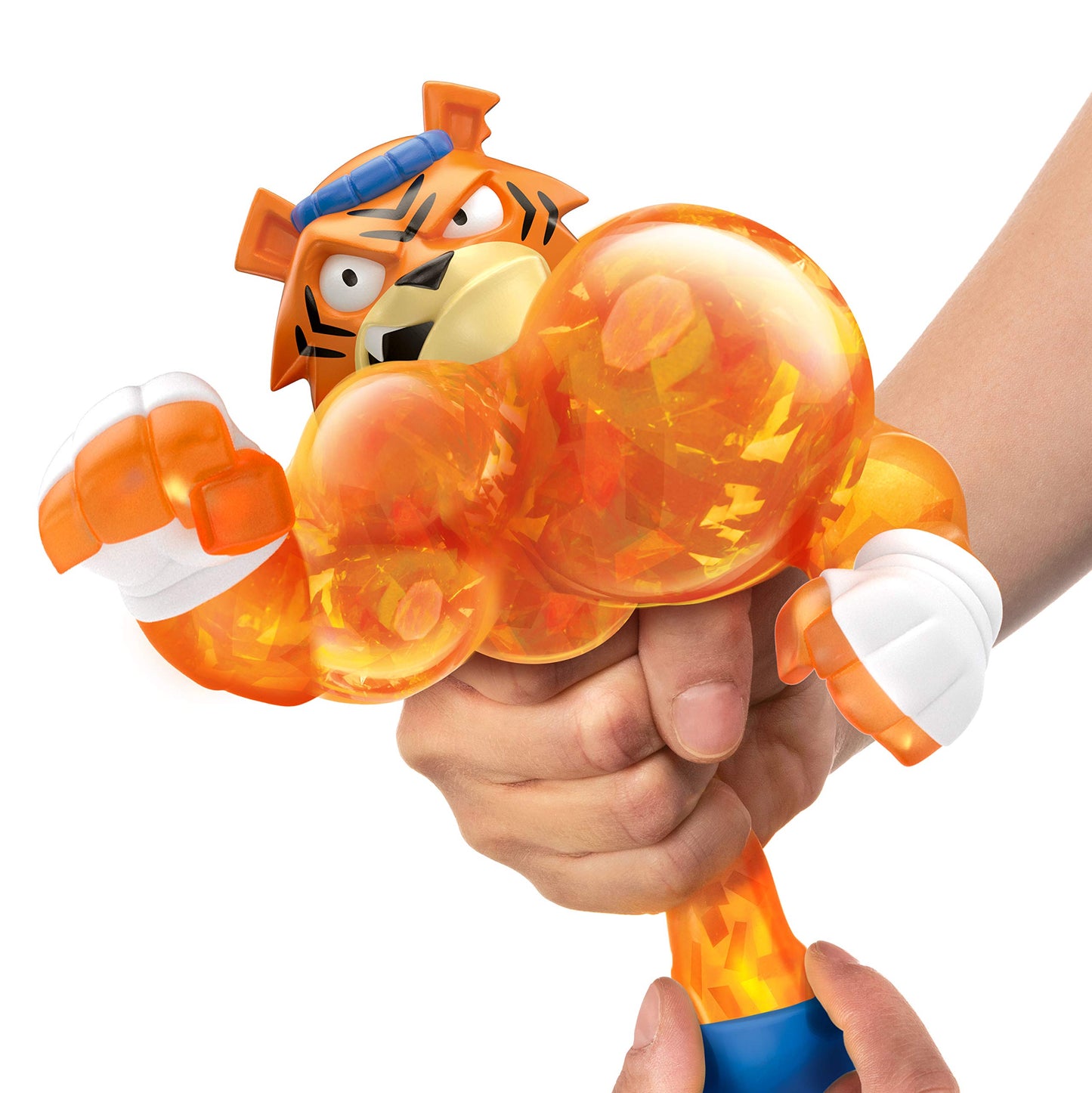 Heroes of Goo Jit Zu Tygor - Squishy Tiger Action Figure, Multicolor, Model 41024