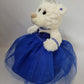 Kinnex Collections Since 1997 12' Quince Anos Quinceanera Last Doll Teddy Bear With Dress (Centerpiece) ~ Arc09831-15 (Royal Blue)