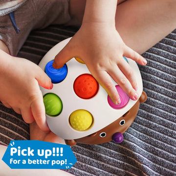 Likee Fidget Popper Sensory Baby Toys For 18+ Months, Montessori Busy Toy For 1 2 3 Year Old Toddlers Push And Popping Bubbles F