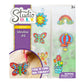 Sunny Days Entertainment Studio DIY Window Art | Kids Stained Glass Window Kit with 12 Sun Catchers, 6 Colored Paint Pens, and B