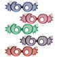 Beistle 60 Glitter Foil Glasses - 25 Pack