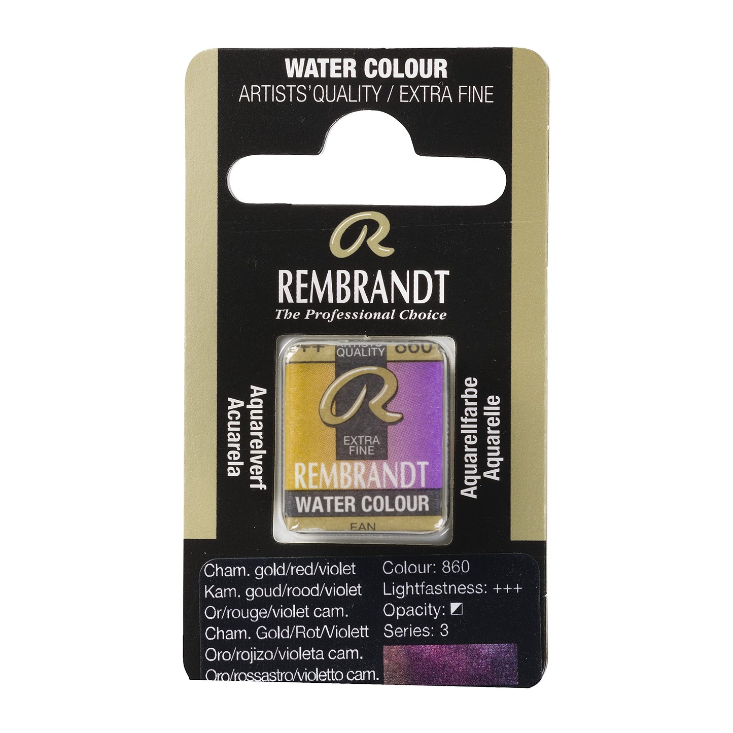 Rembrandt Watercolour Pan Chameleon gold/red/violet 860 (05868601)