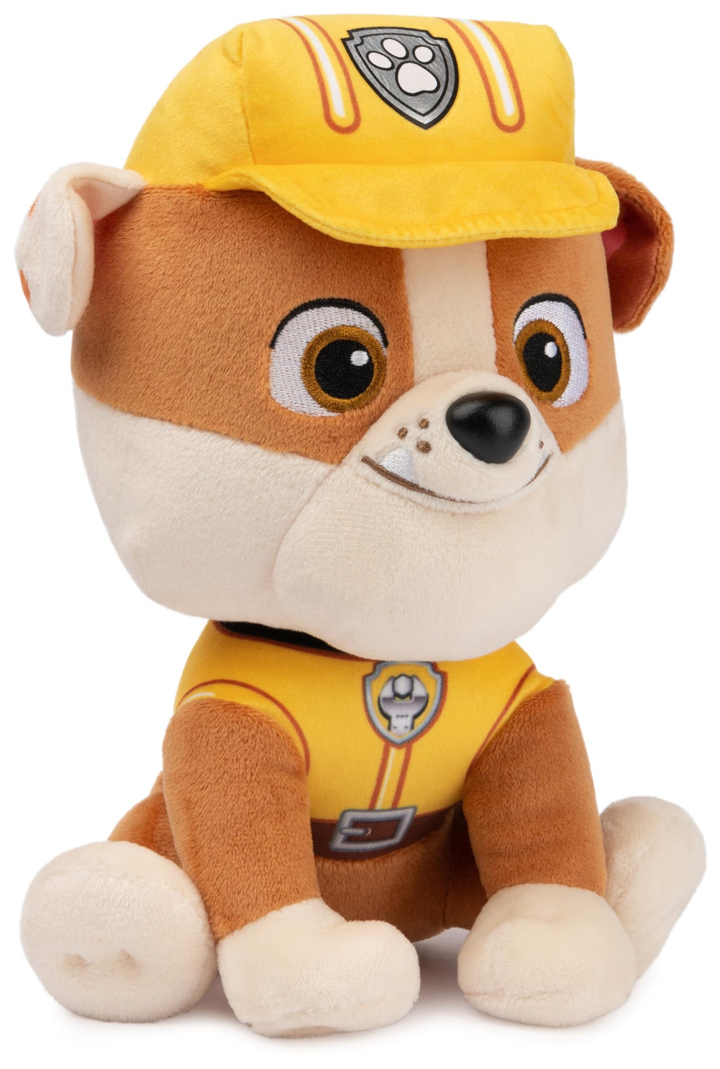 GUND PAW Patrol Rubble Plush Toy in Construction Uniform, 9" - Ages 1+, Model 6056523