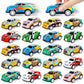 Hxezoc 50 Pack Mini Racing Car for Classroom Prizes, Party Favors for Kids Toddlers 4-8 Years Old, Bulk Pull Back Car Toys for C
