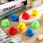 Lenwen 24 Pcs 1.89 Inch Rubber Duck Bath Toy Inspirational Gift Motivational Rubber Ducks Thank You Gifts Inspirational Party Favors Baby Shower Decorations Birthday (Red  Yellow  Blue  Green)