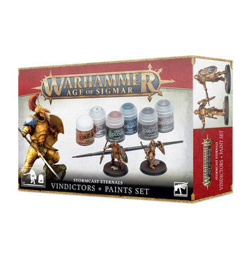 Age Of Sigmar: Stormcast Eternals Vindicators + Paint Set