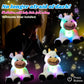 Cuteoy Musical Plush Cow Stuffed Animal Soft Glowing Led Light-Up Nightlight Toys Singing Lullabies Birthday Christmas Plushies Gifts For Kids Boys Girls,10'